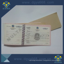 Security Gift Voucher Booklet Printing